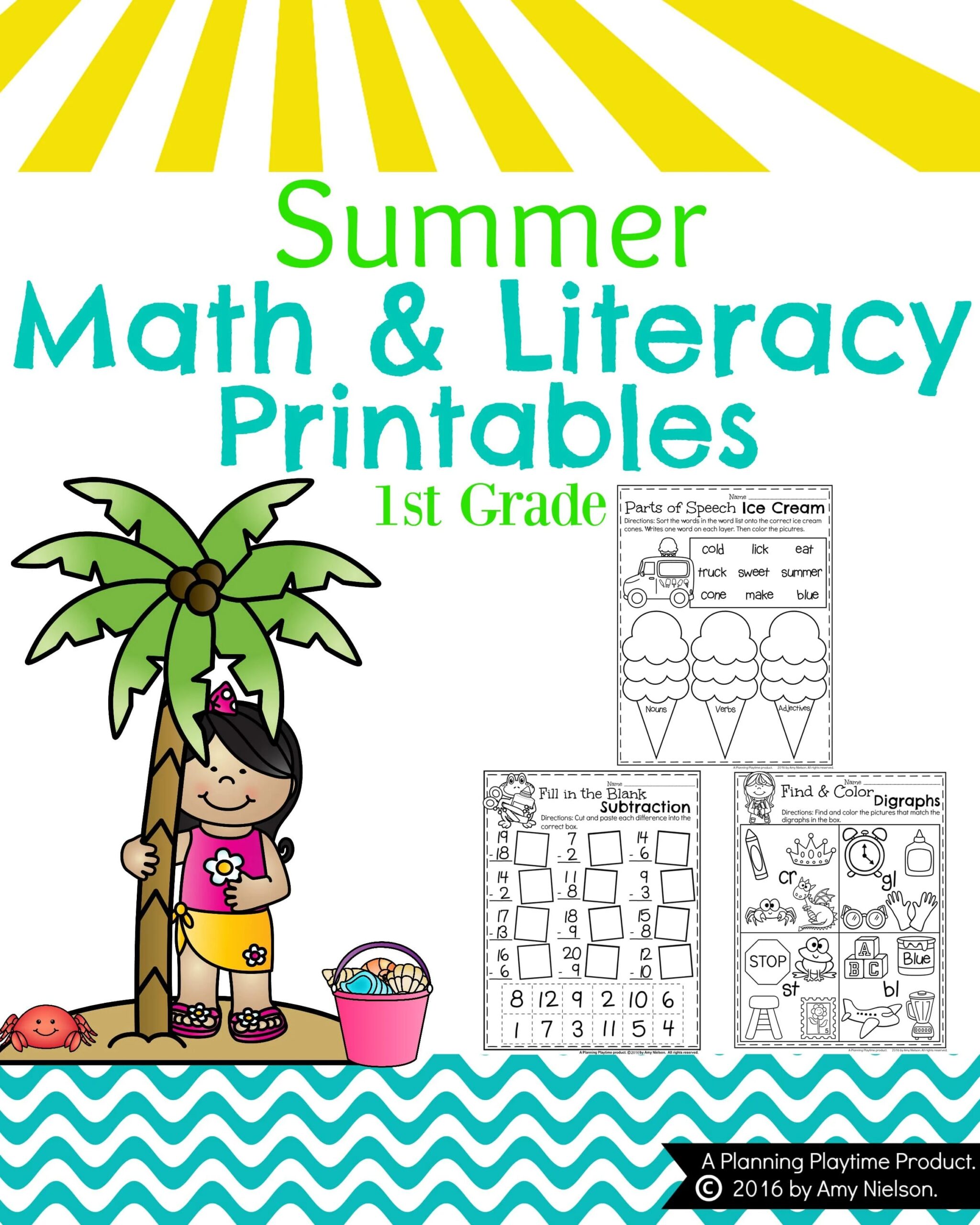 Printable 1st Grade Word Search
