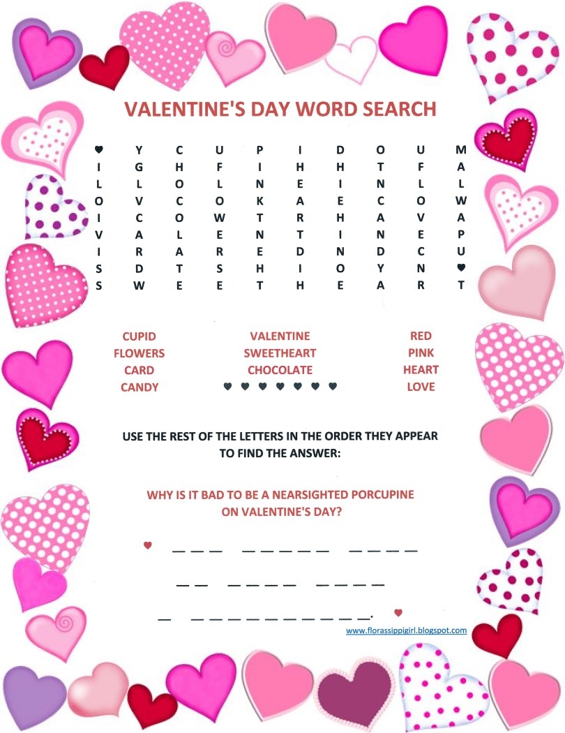 Free Printable Easy Word Search