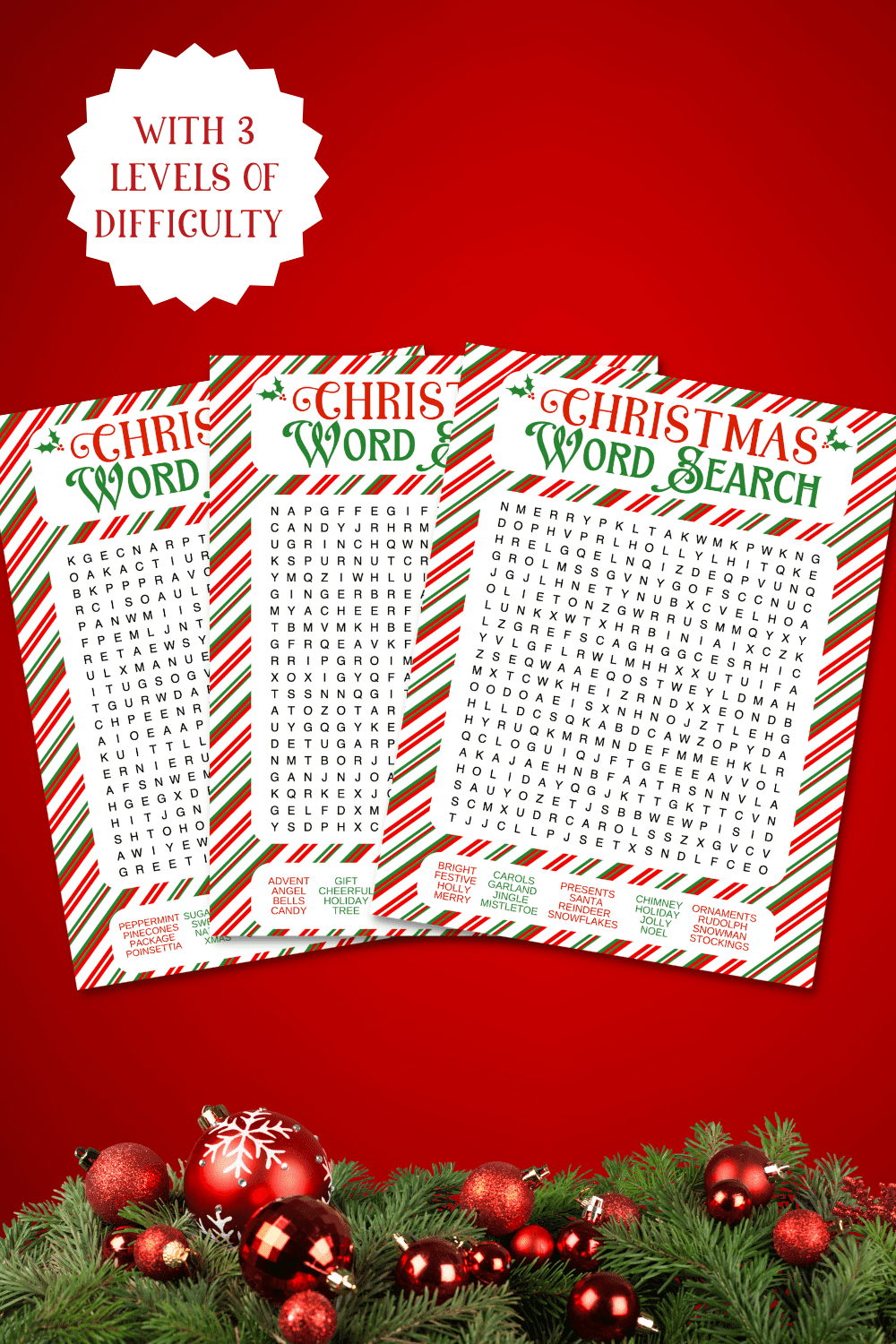 Free Christmas Word Search Printables For Kids And Adults Prudent Penny Pincher