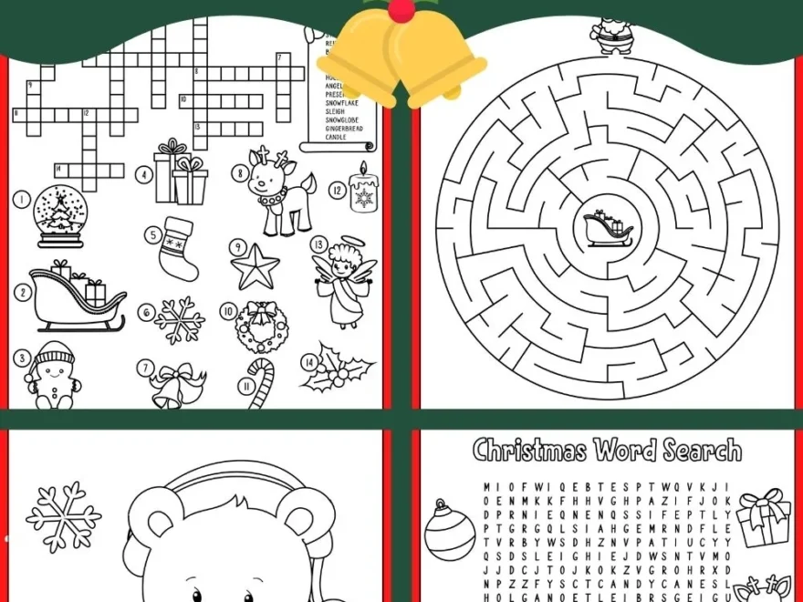FREE Christmas Worksheets Coloring Sheets Word Search More Leap Of Faith Crafting