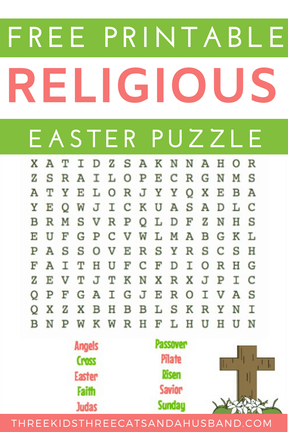 Free Easter Printables 3 Word Searches For Kids 2025 