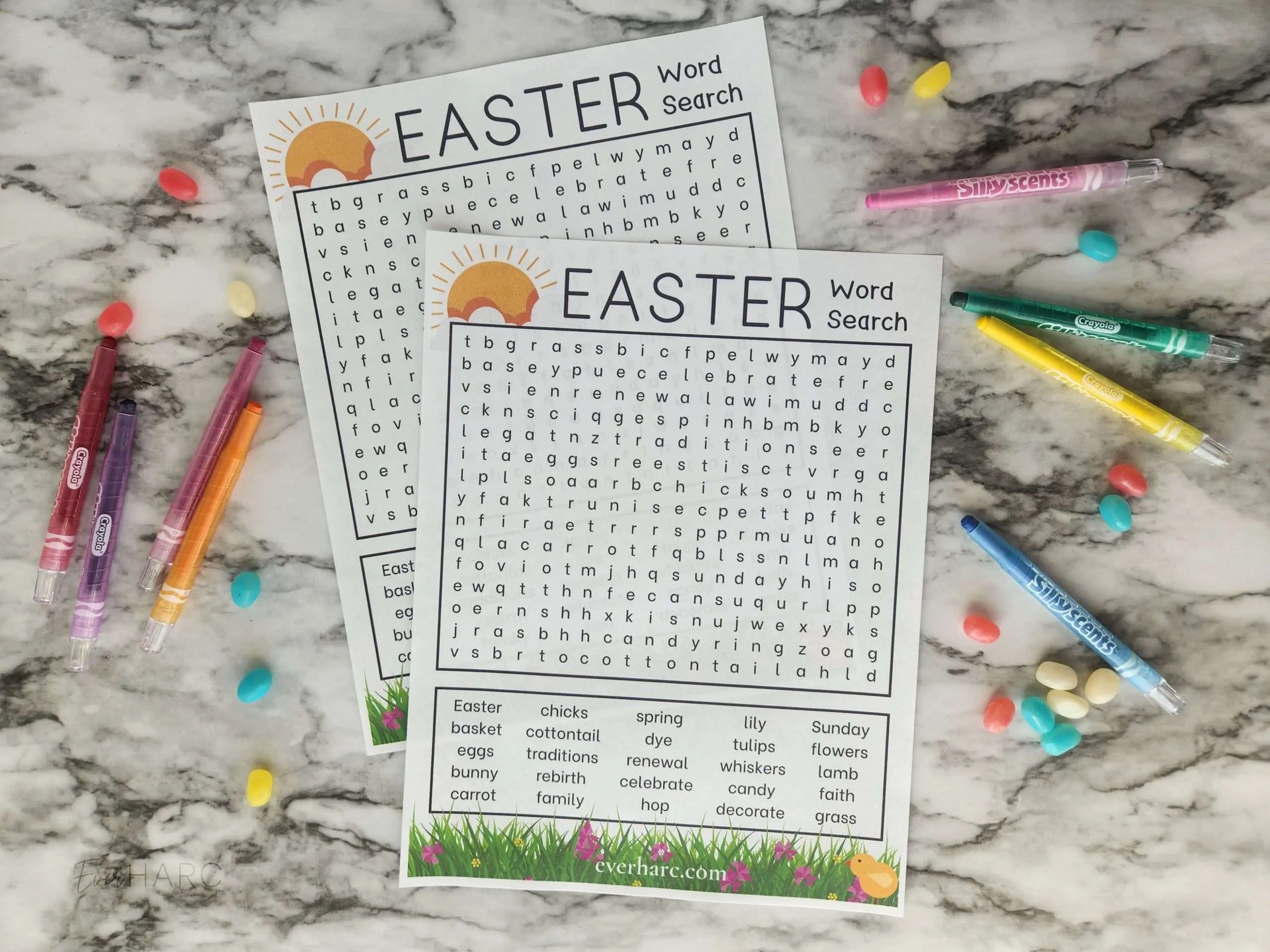 Free Easter Word Search Printable Ever Harc
