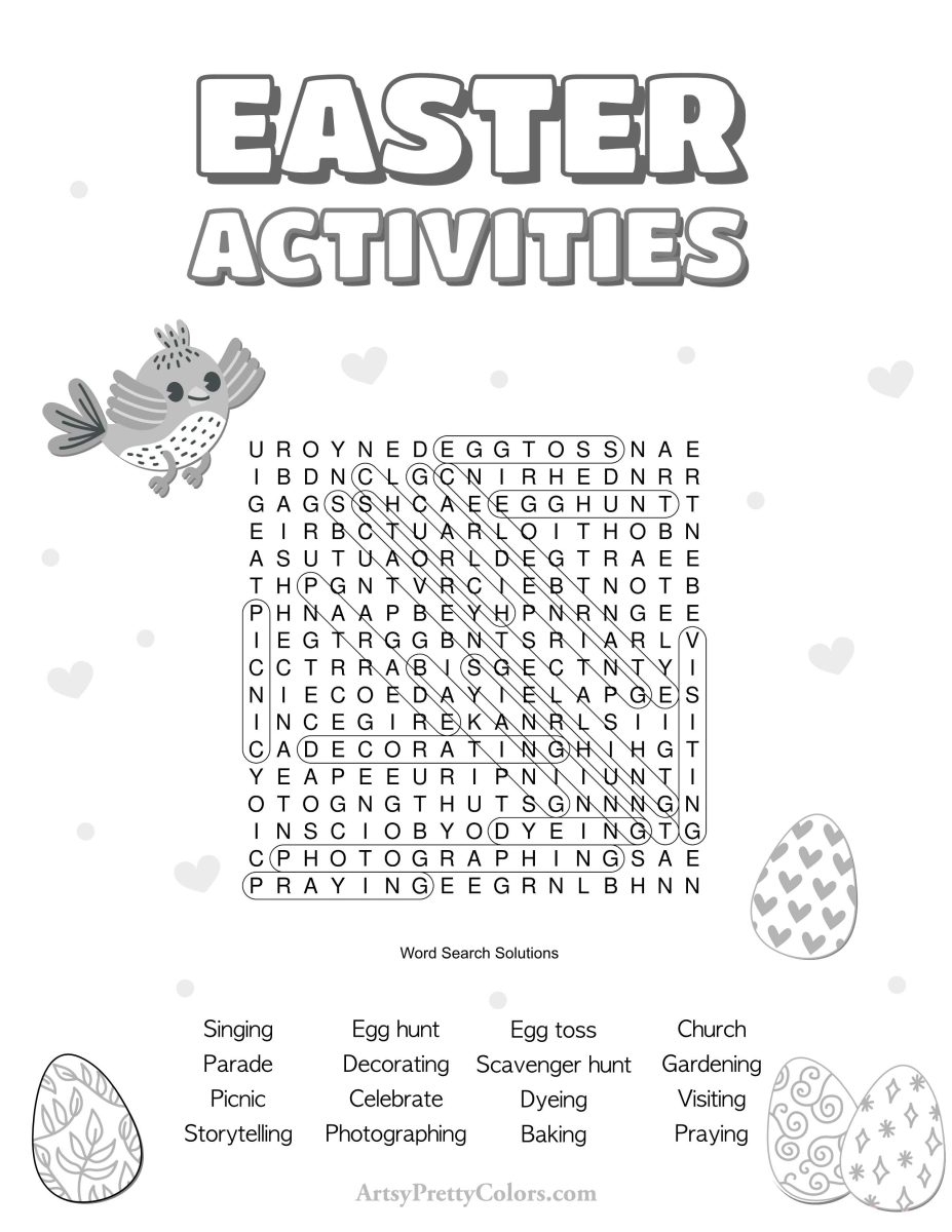 Free Easter Word Search Printable Puzzles Uncover The Fun Artsy Pretty Colors