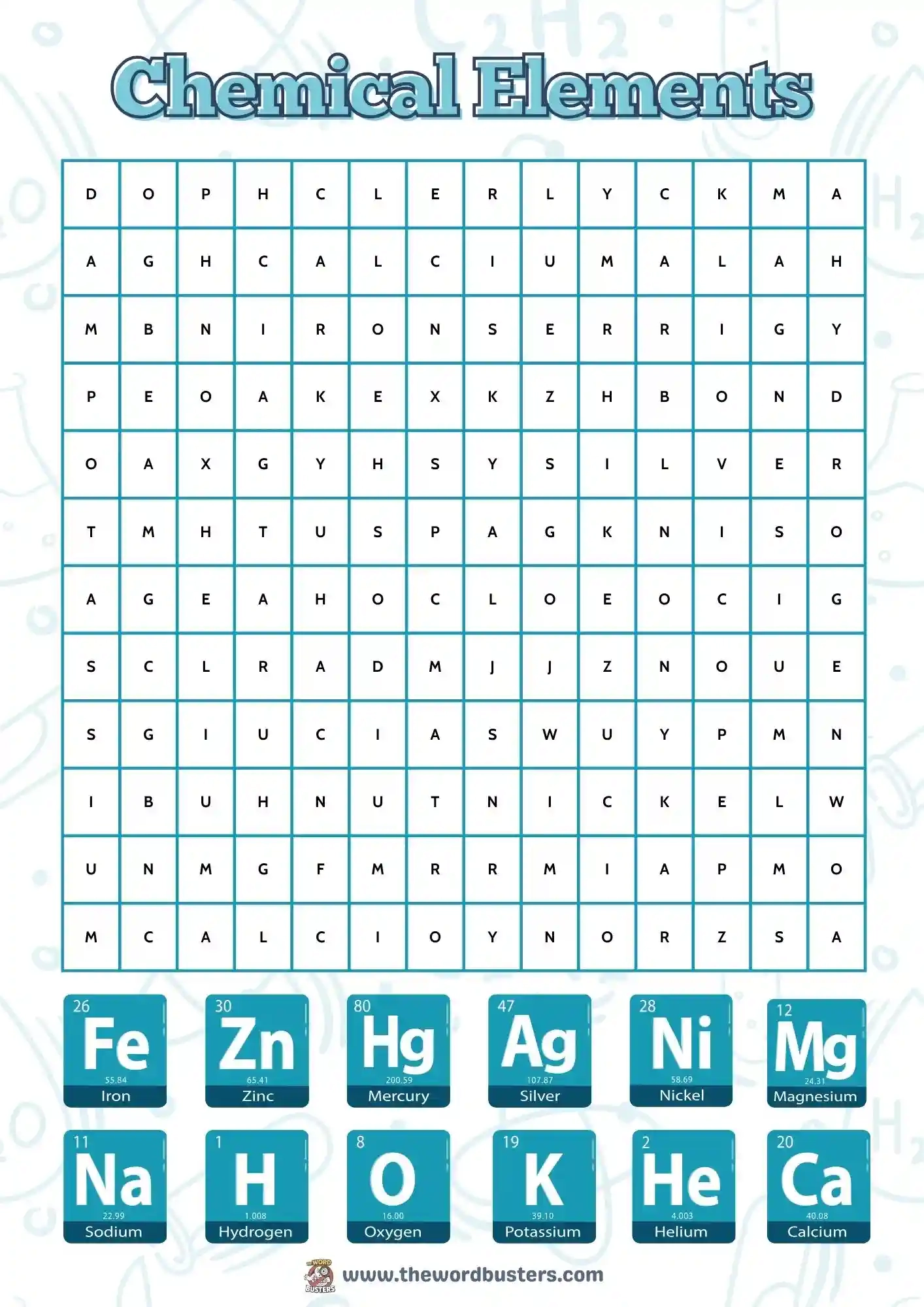  Free Educational Word Searches Printable PDF