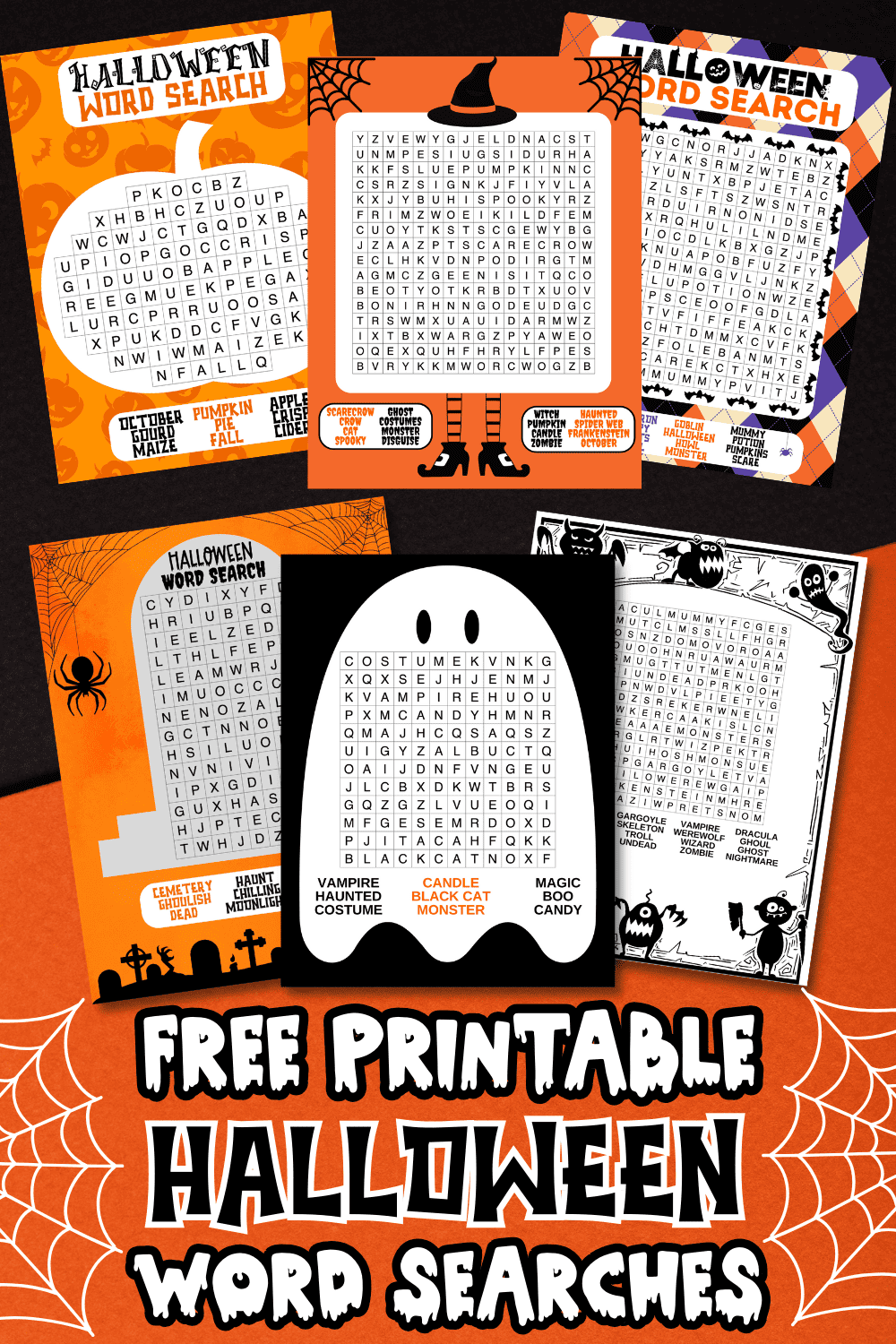 Free Halloween Word Search Printables Prudent Penny Pincher