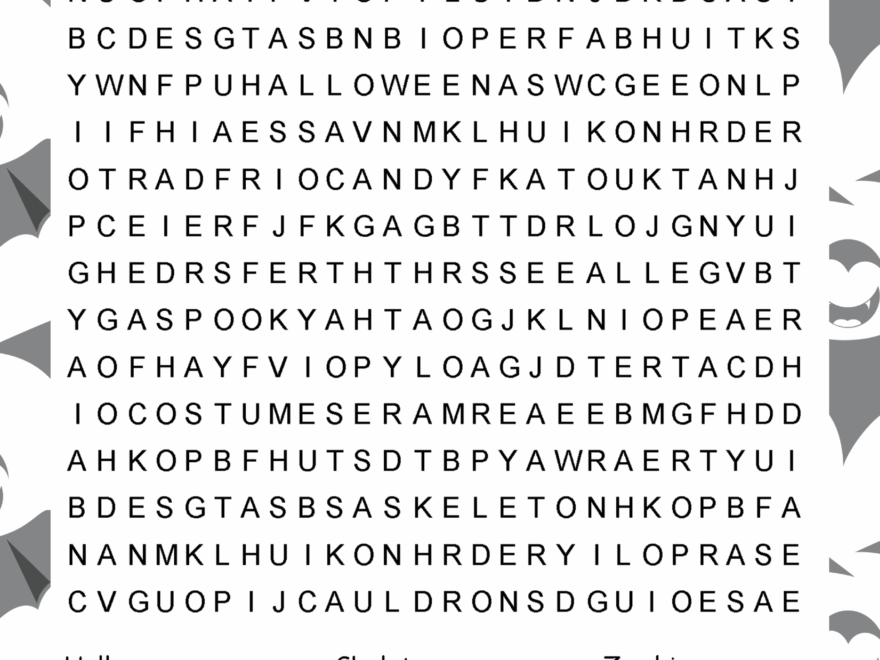 Free Halloween Worksheets For Kids Our Family Code