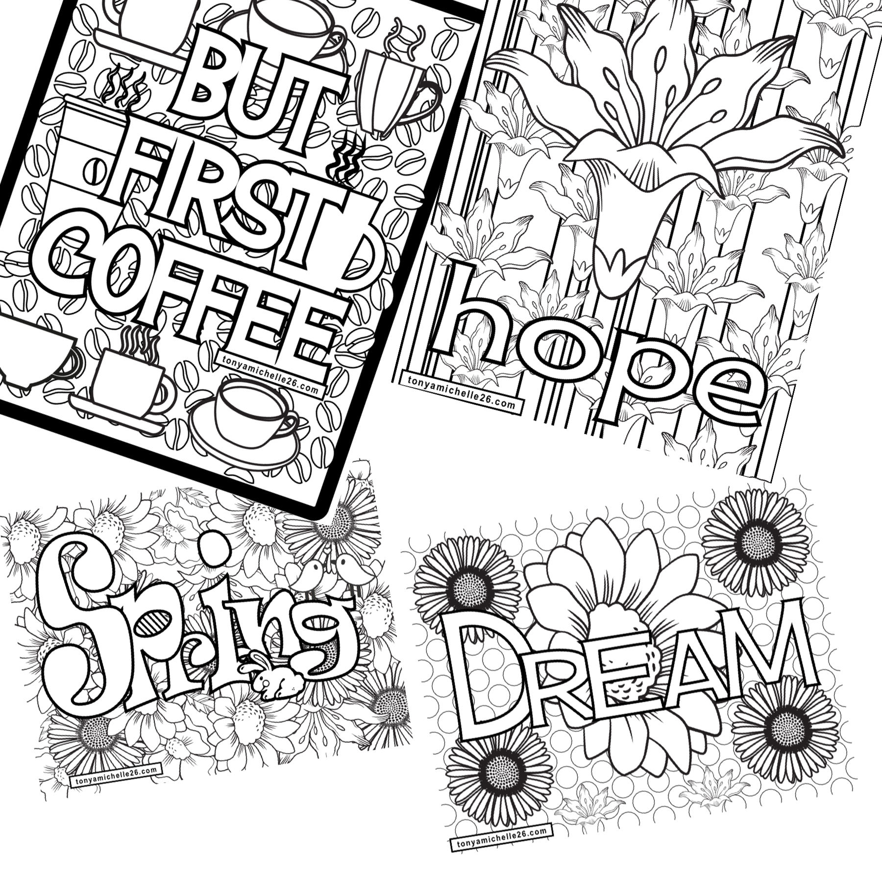 FREE Learning Coloring Page Printable For Kids And Adults 