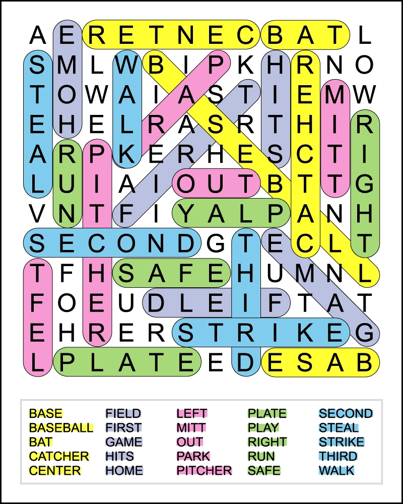 Positive Word Searches Printable