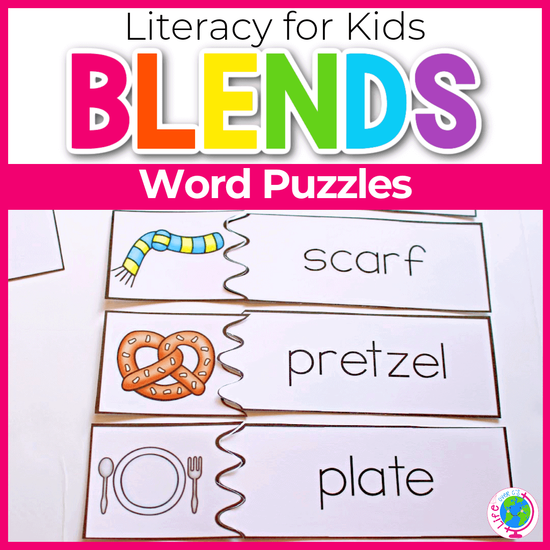 Free Printable Beginning Blends Word Puzzles Life Over C s