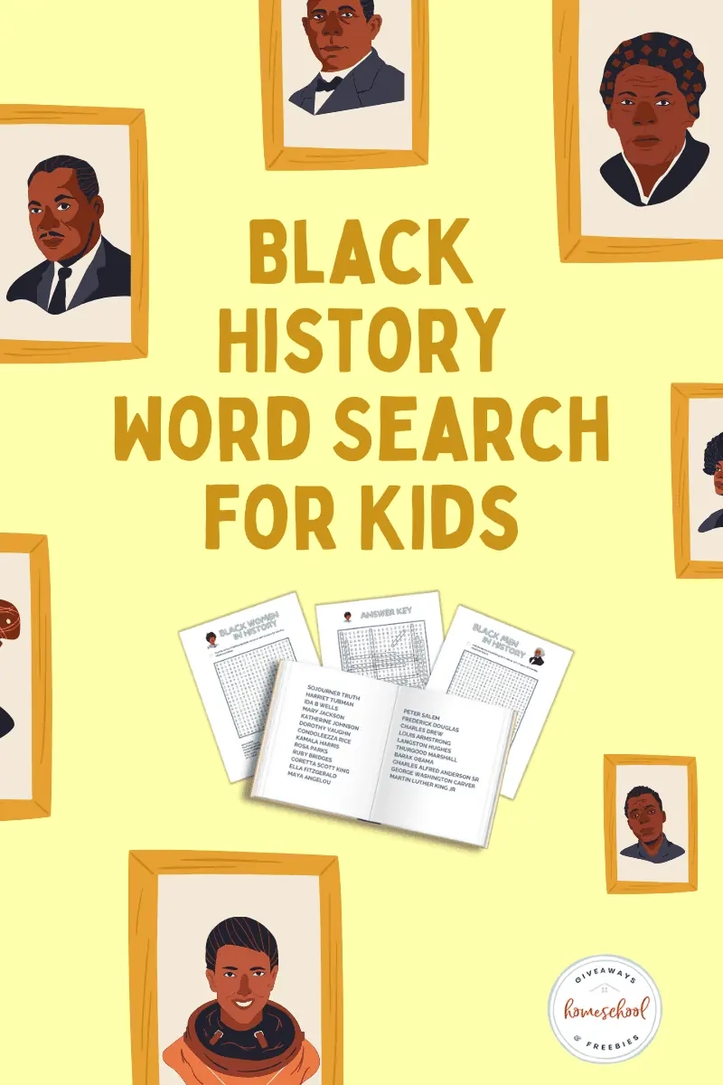 Free Printable Word Searches Black History Month