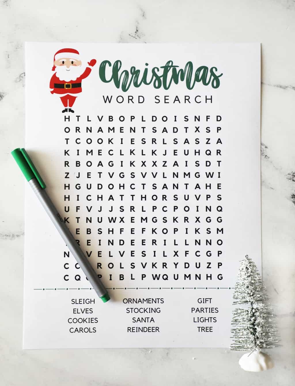 Free Printable Christian Christmas Word Search Puzzles