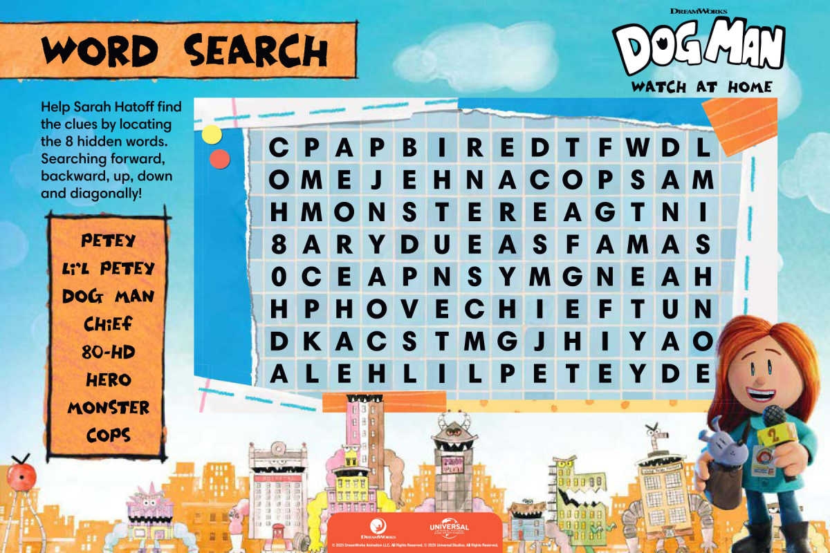 Word Search Printable Puppy