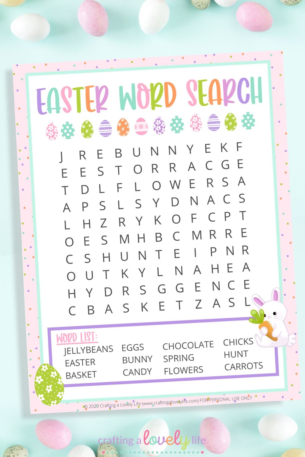 Free Printable Easter Word Search