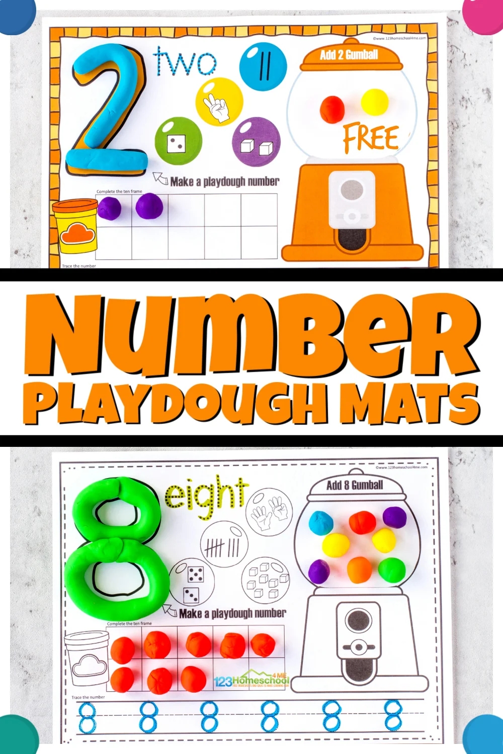 Free Printable Gum Ball Math Word Search