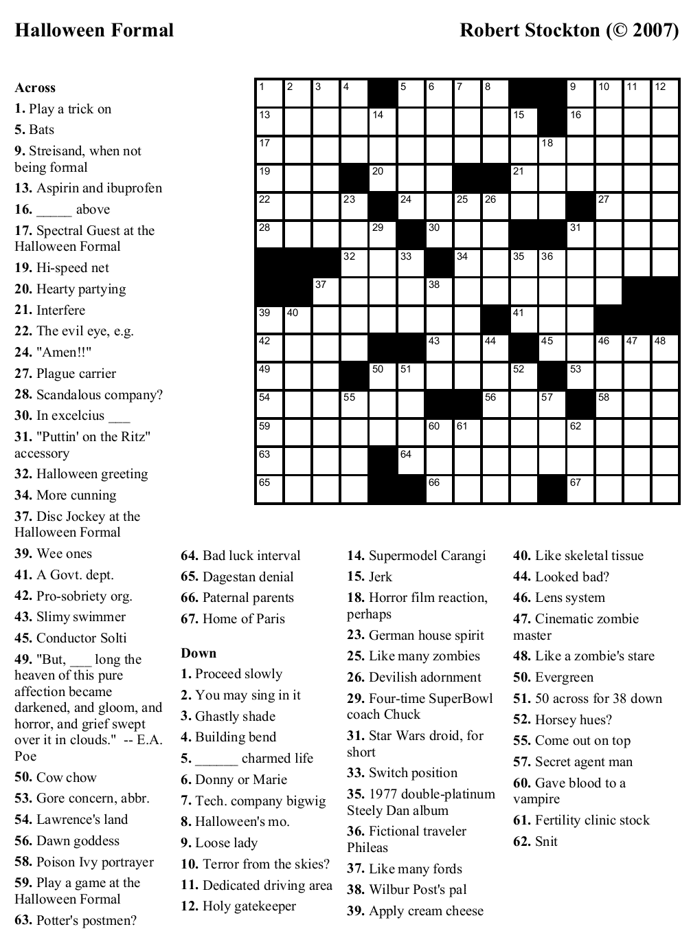 Halloween Word Search Puzzles Free Printable