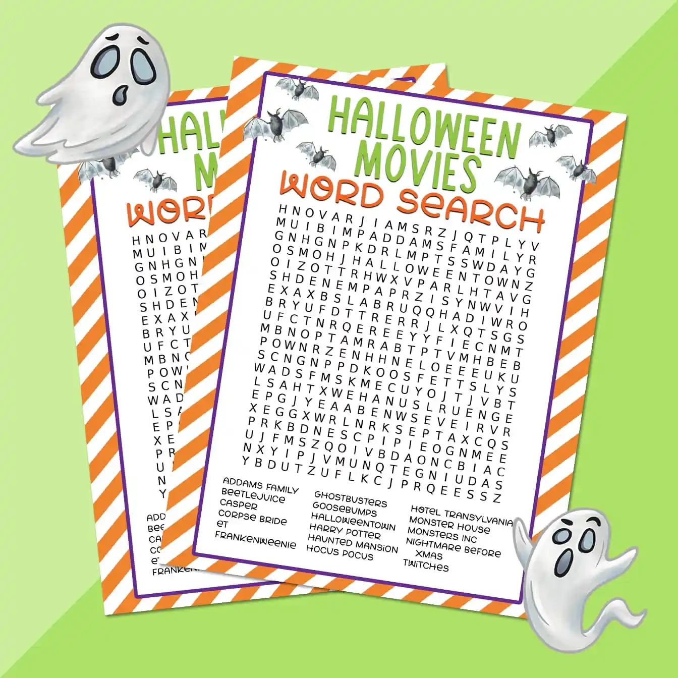 Free Printable Halloween Word Search Pineapple Paper Co 