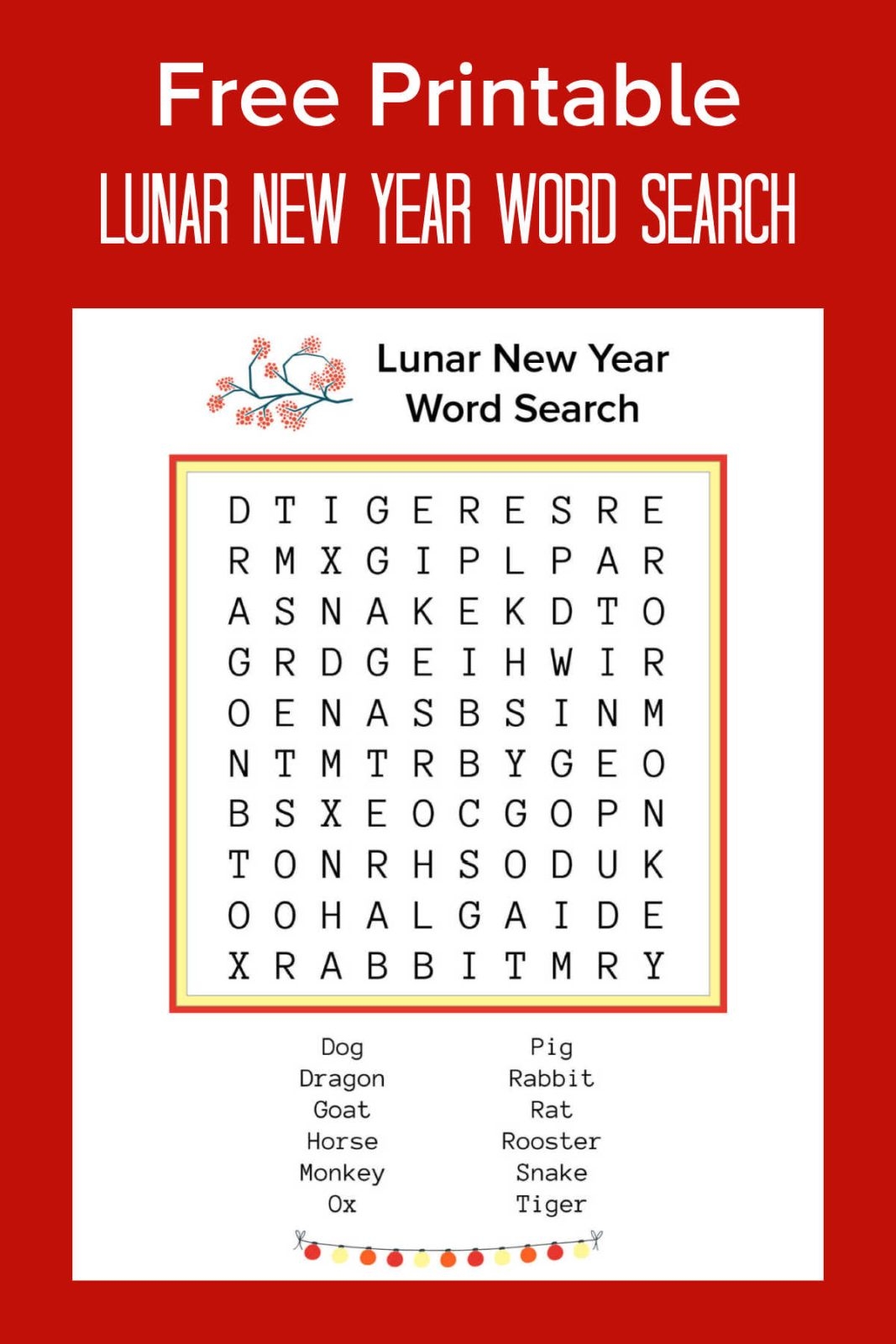 Free Printable Lunar New Year Word Search Mama Likes This