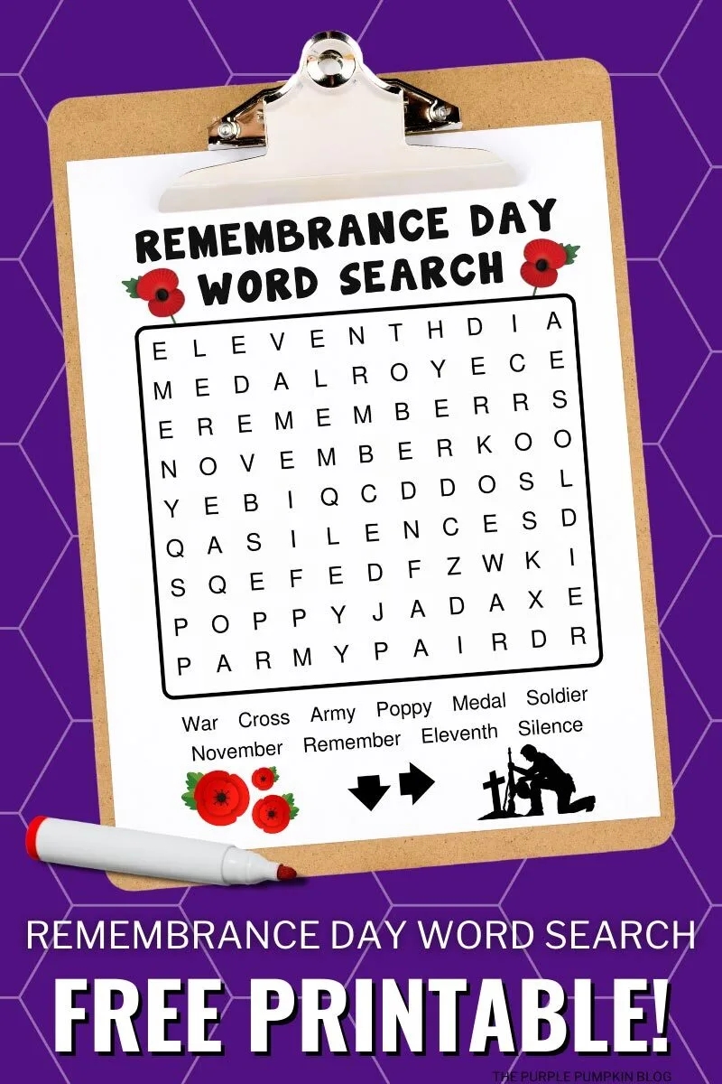 Memorial Day Word Search Free Printable