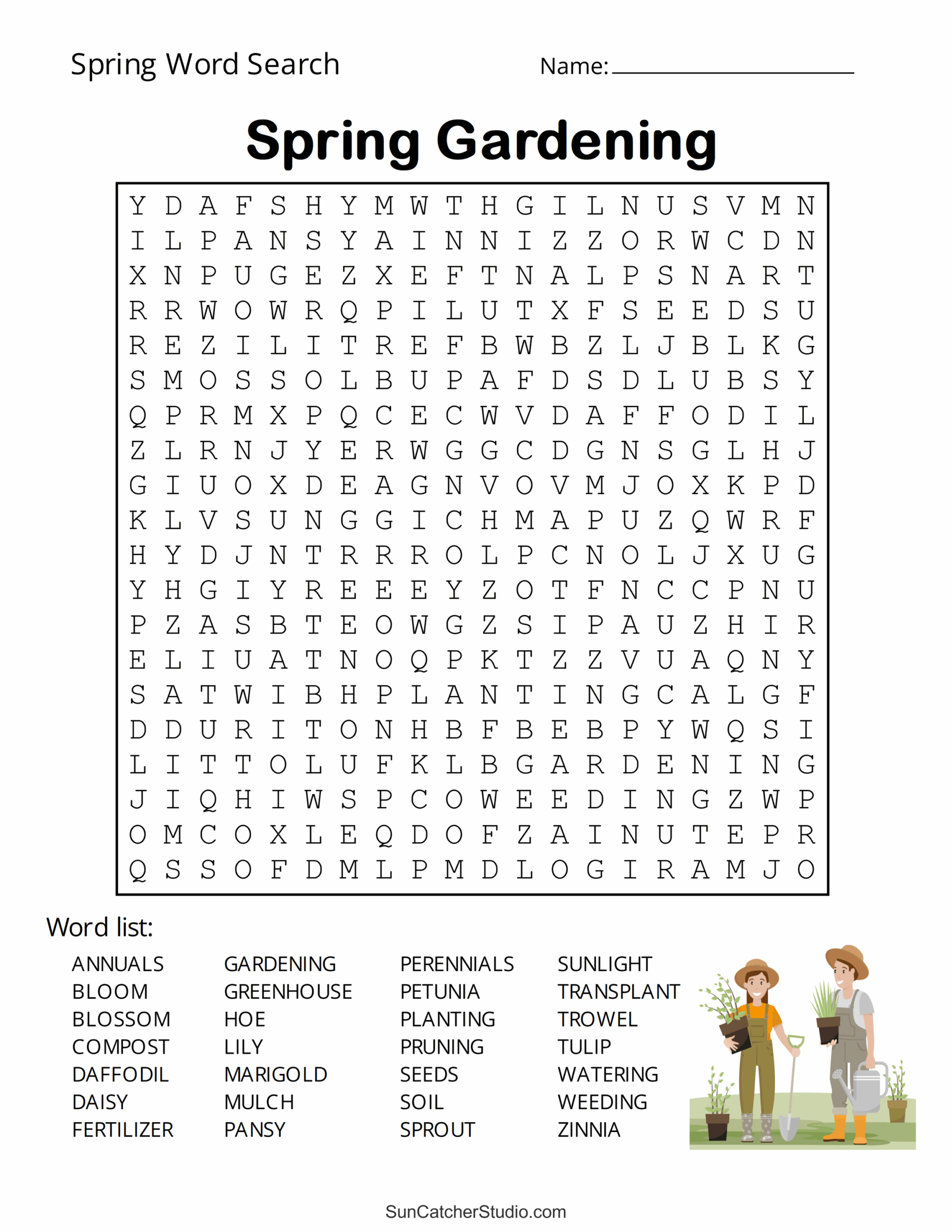 Create Your Own Word Search Puzzles Printables