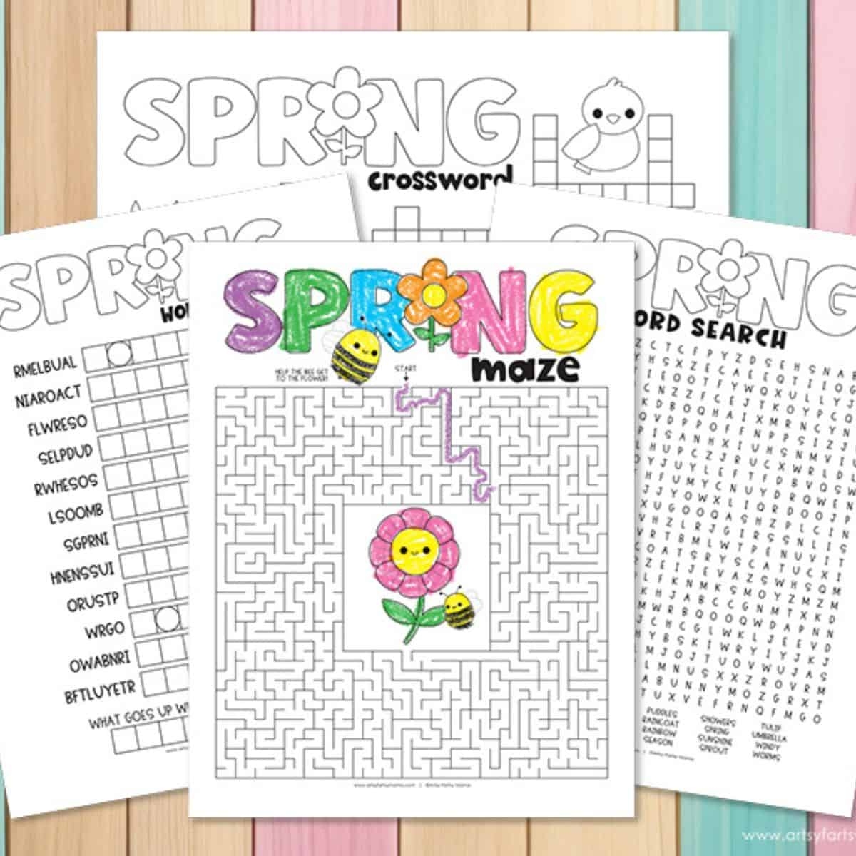Free Printable Spring Word Search The Crafty Blog Stalker