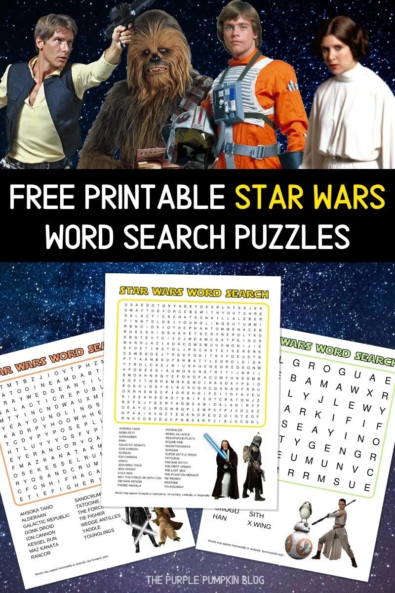 Free Printable Star Wars Word Search