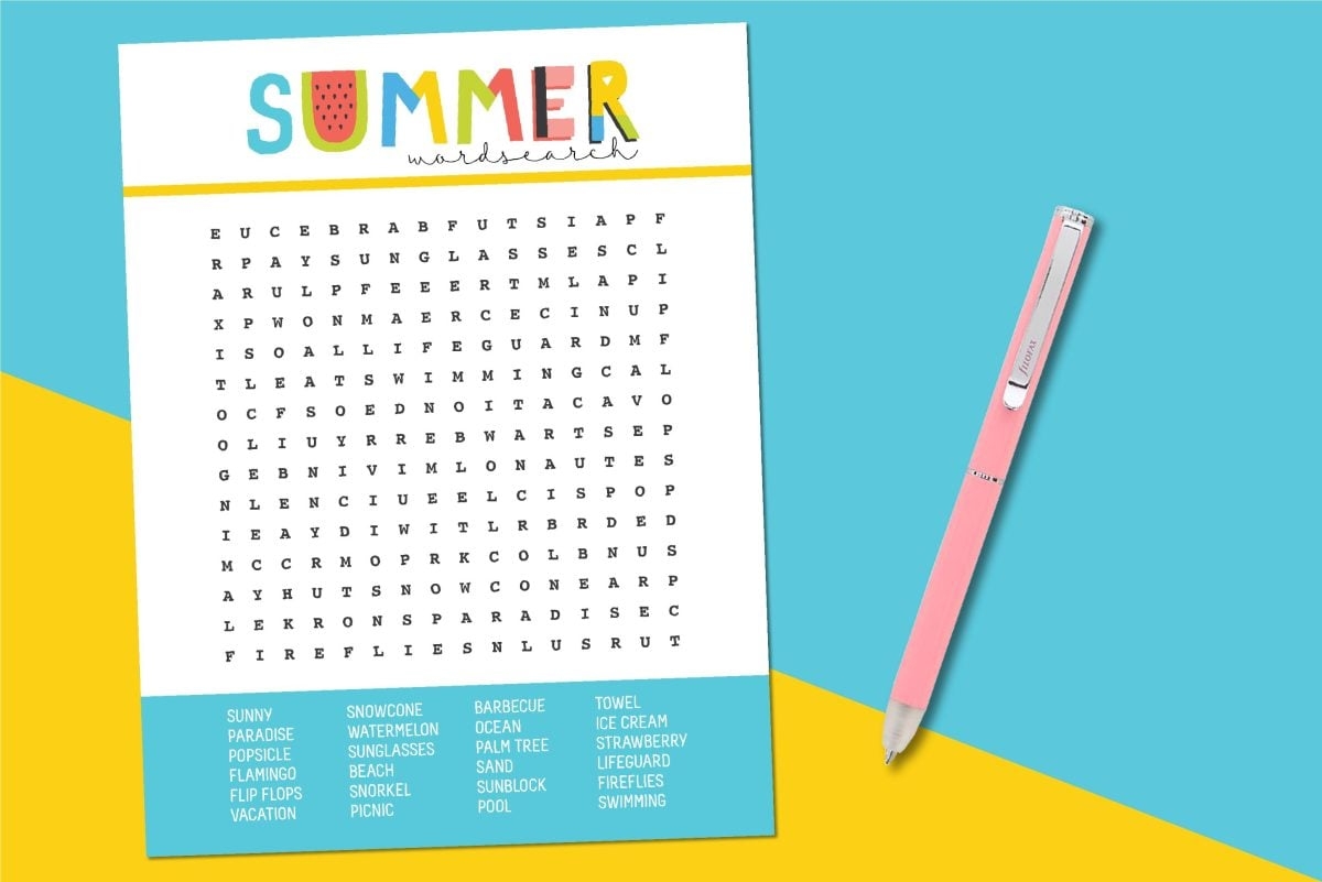 Create Printable Word Search Free