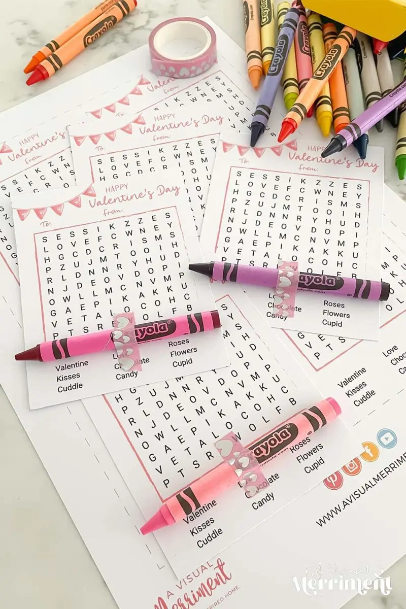 Free Printable Valentine s Day Word Search Activity Kids Crafts DIYs Parties Planning Home Decor