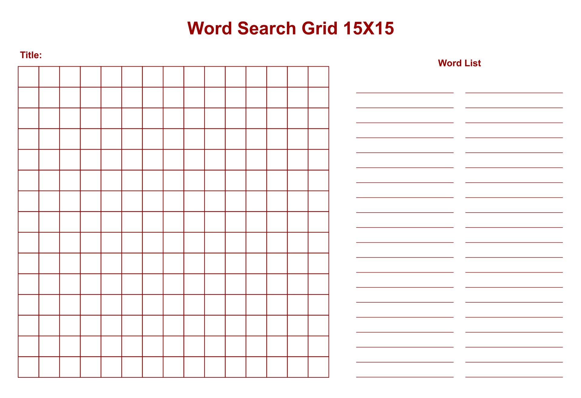 Free Printable Word Search Blank Download Free Printable Word Search Blank Png Images Free Worksheets On Clipart Library
