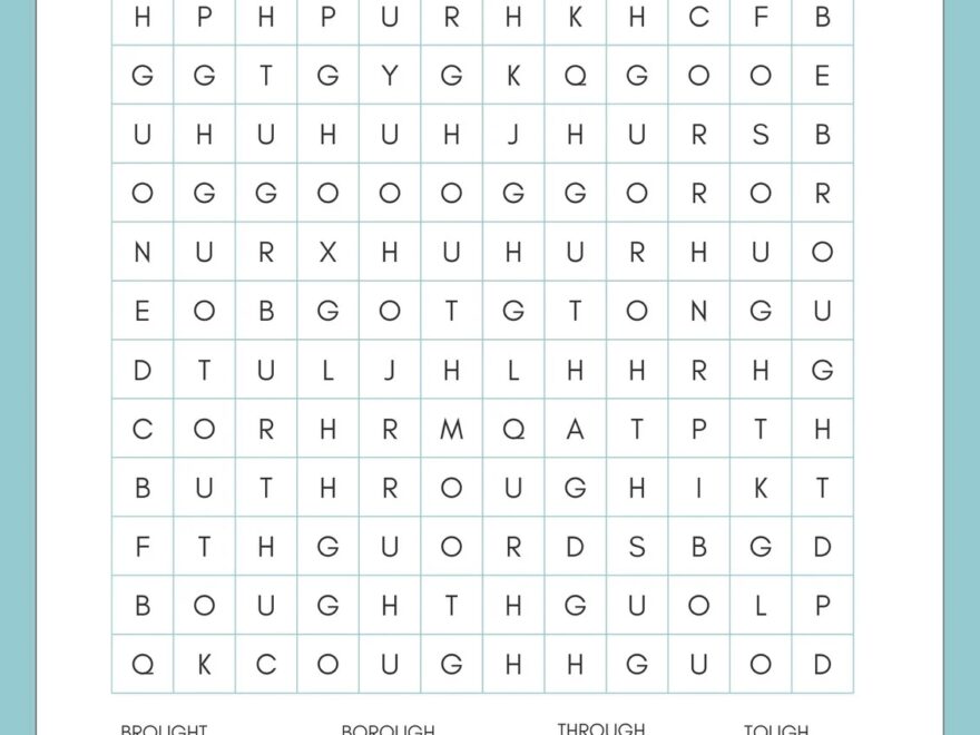 Free Printable Word Search Worksheet Templates Canva