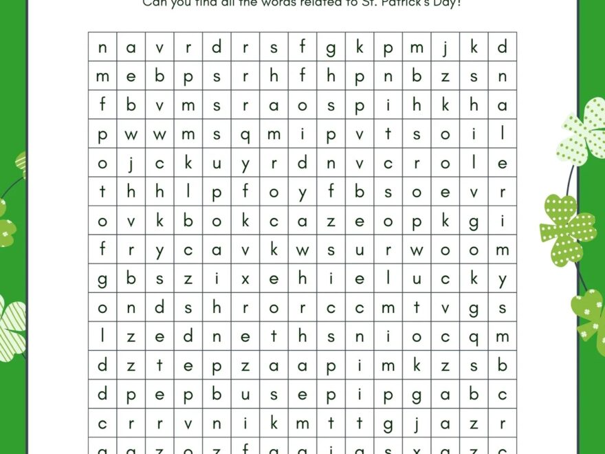 Free Printable Word Search Worksheet Templates Canva