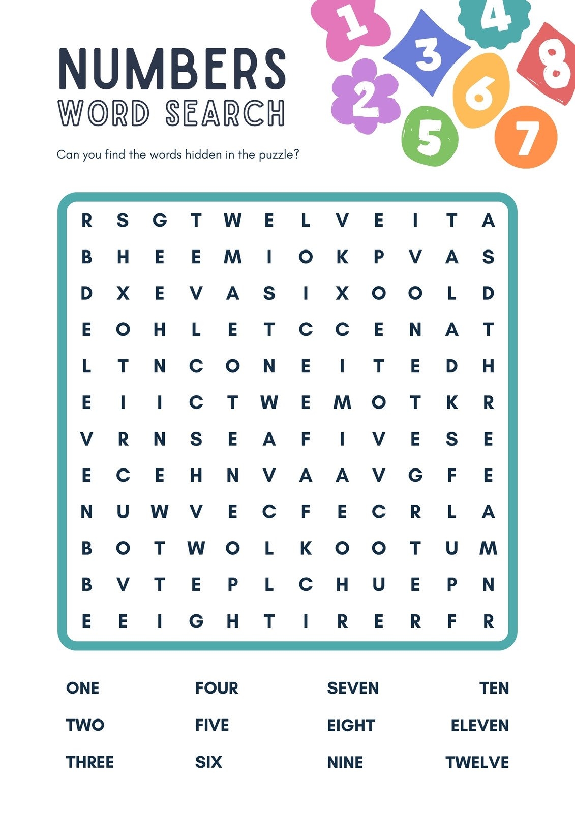 Free Printable Word Search Worksheet Templates Canva Worksheets Library