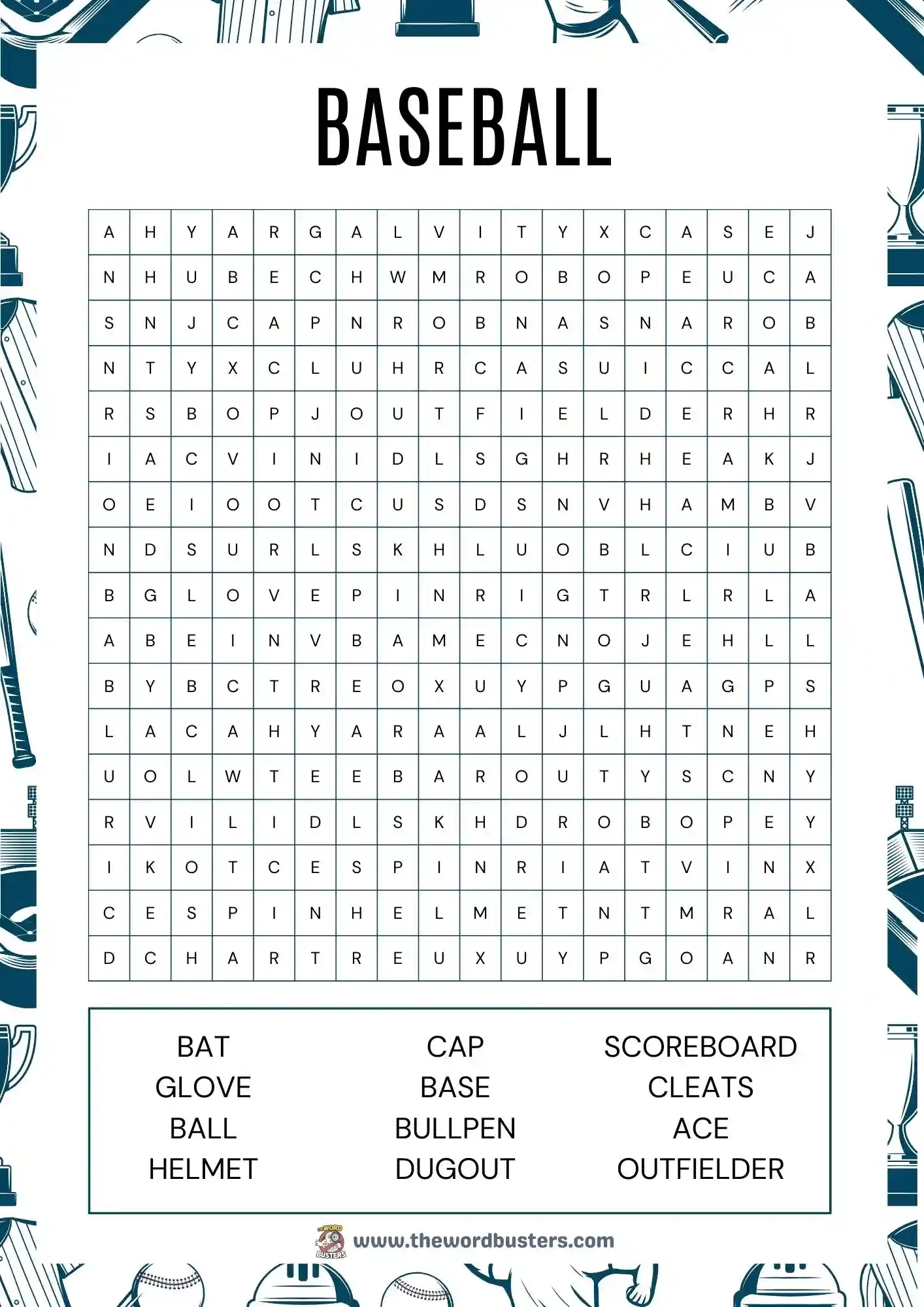 Intermediate Word Search Printable