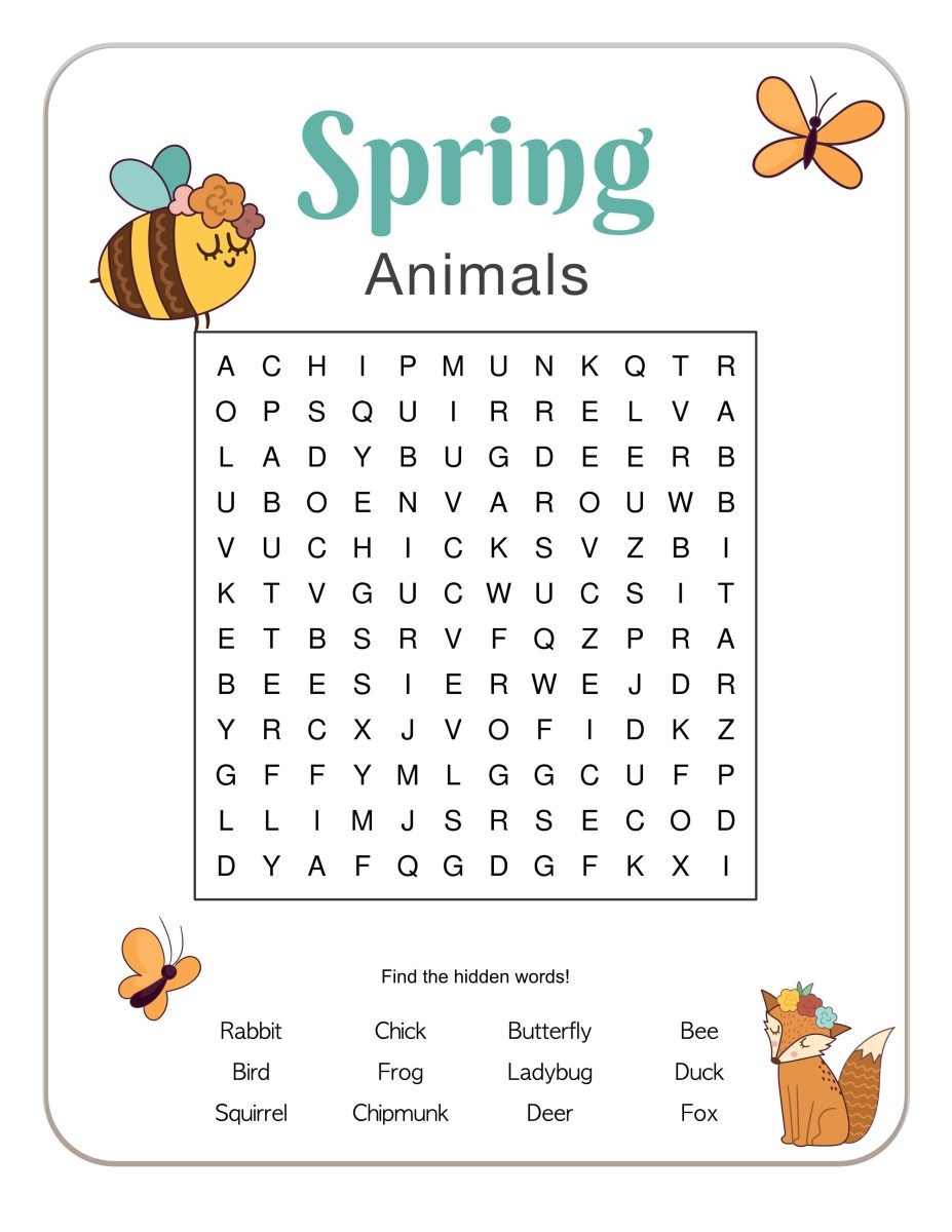 Free Spring Word Search Puzzles Printable PDFS Artsy Pretty Colors