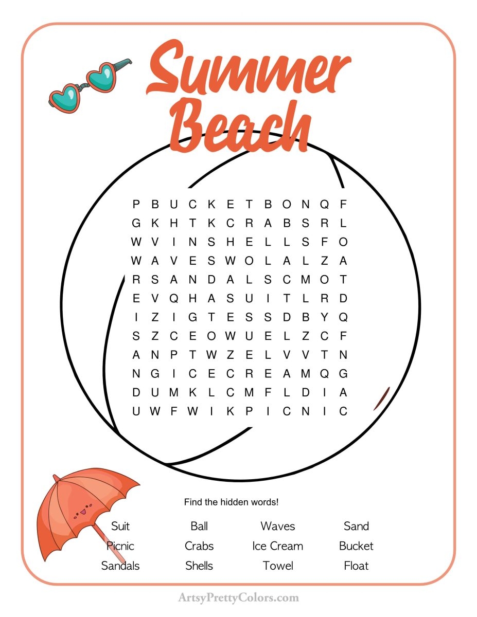 free summer word search printables seasonal fun artsy pretty colors