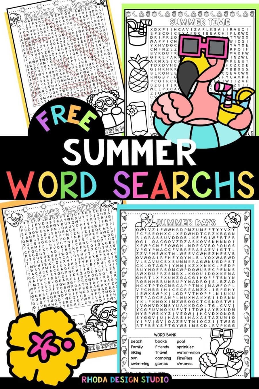 Free Summer Word Search Worksheets A Fun Learning Adventure