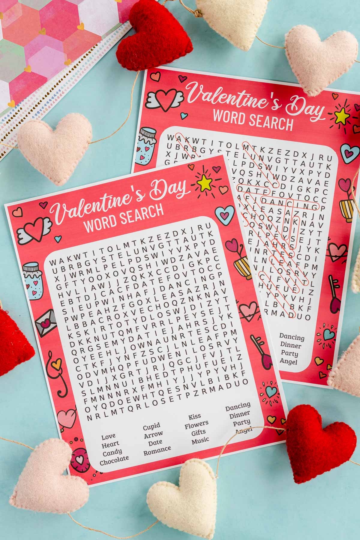Free Valentine s Day Word Search Printable Play Party Plan