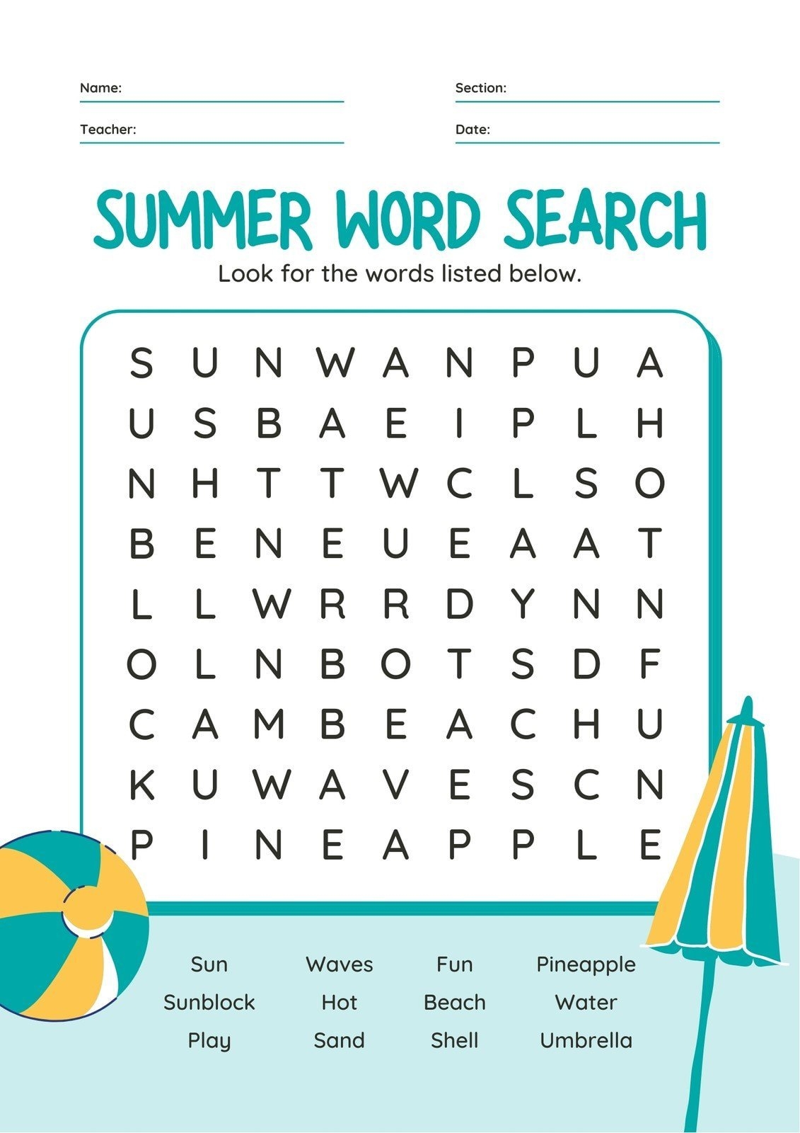 Free Word Search Maker Make Your Own Word Search Canva Worksheets Library