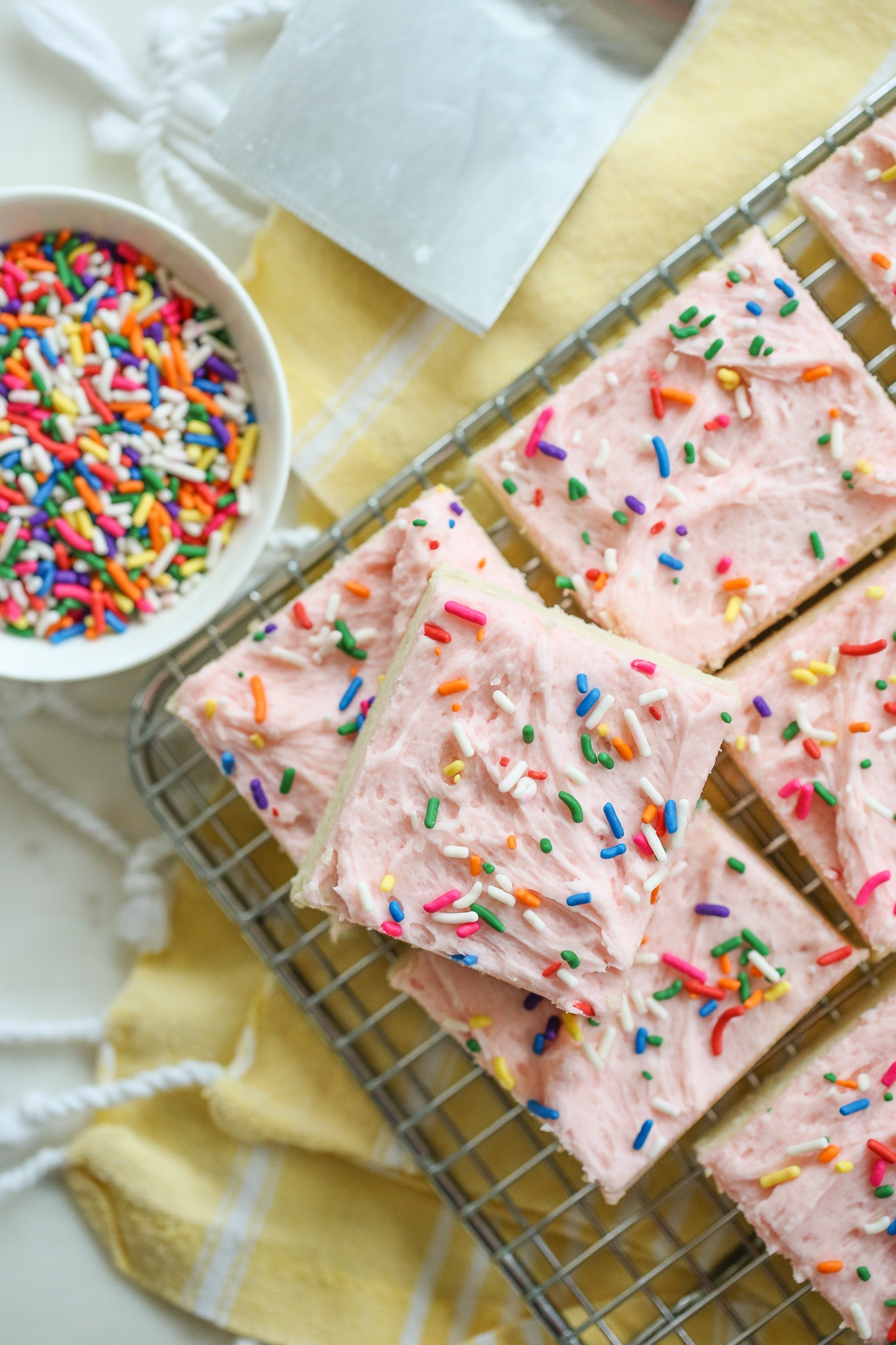 Frosted Sugar Cookie Bars