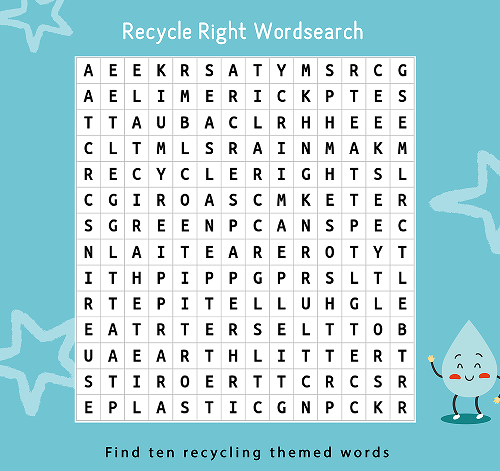 Fun Activities For Kids Recycle Right