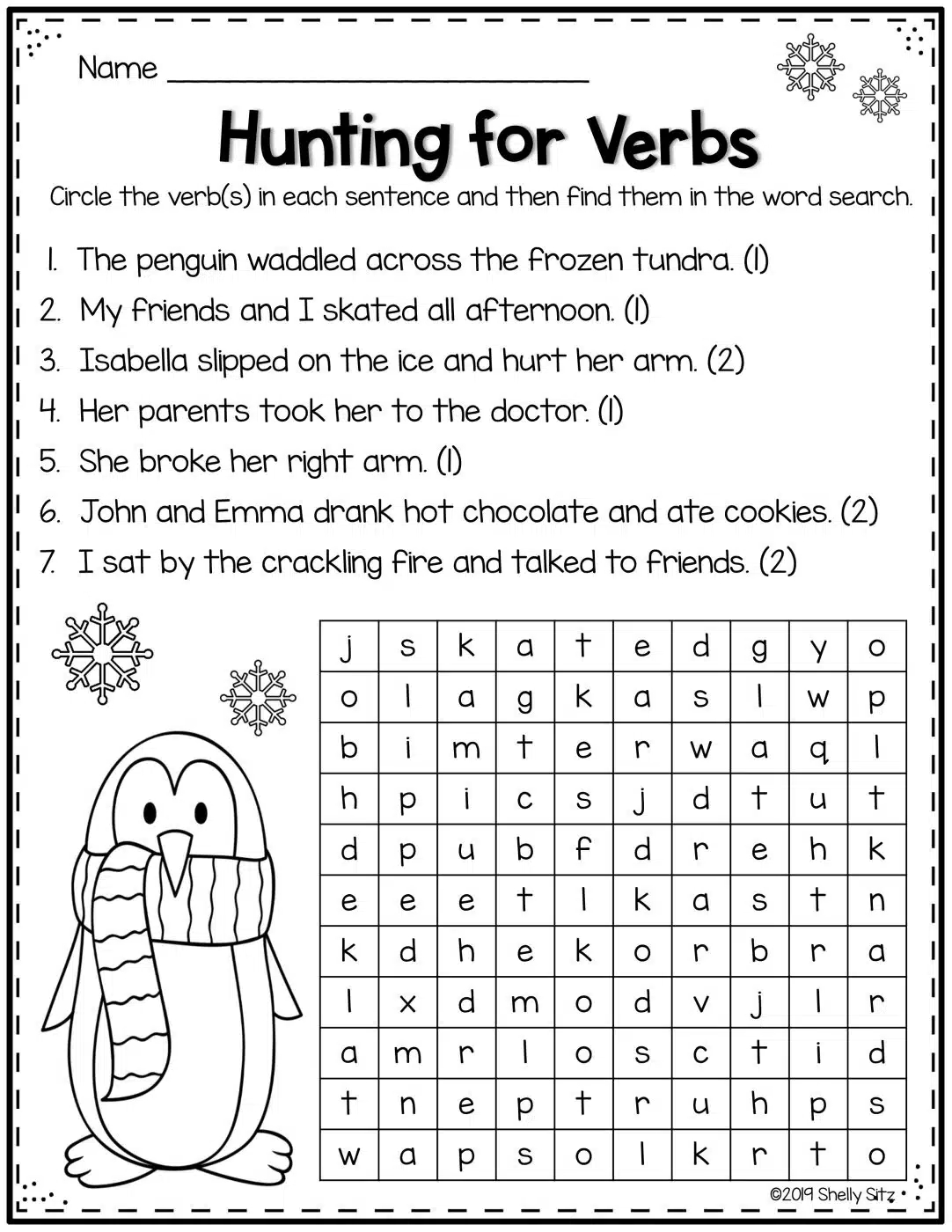 Fun Winter Grammar Worksheets Second Grade Teaching Blog Fun Winter Grammar Worksheets Second Grade Teaching Blog