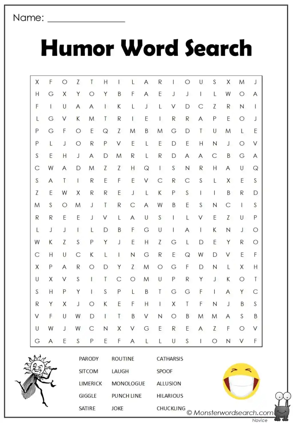 Fun Word Puzzles Printable Printable Party Favors