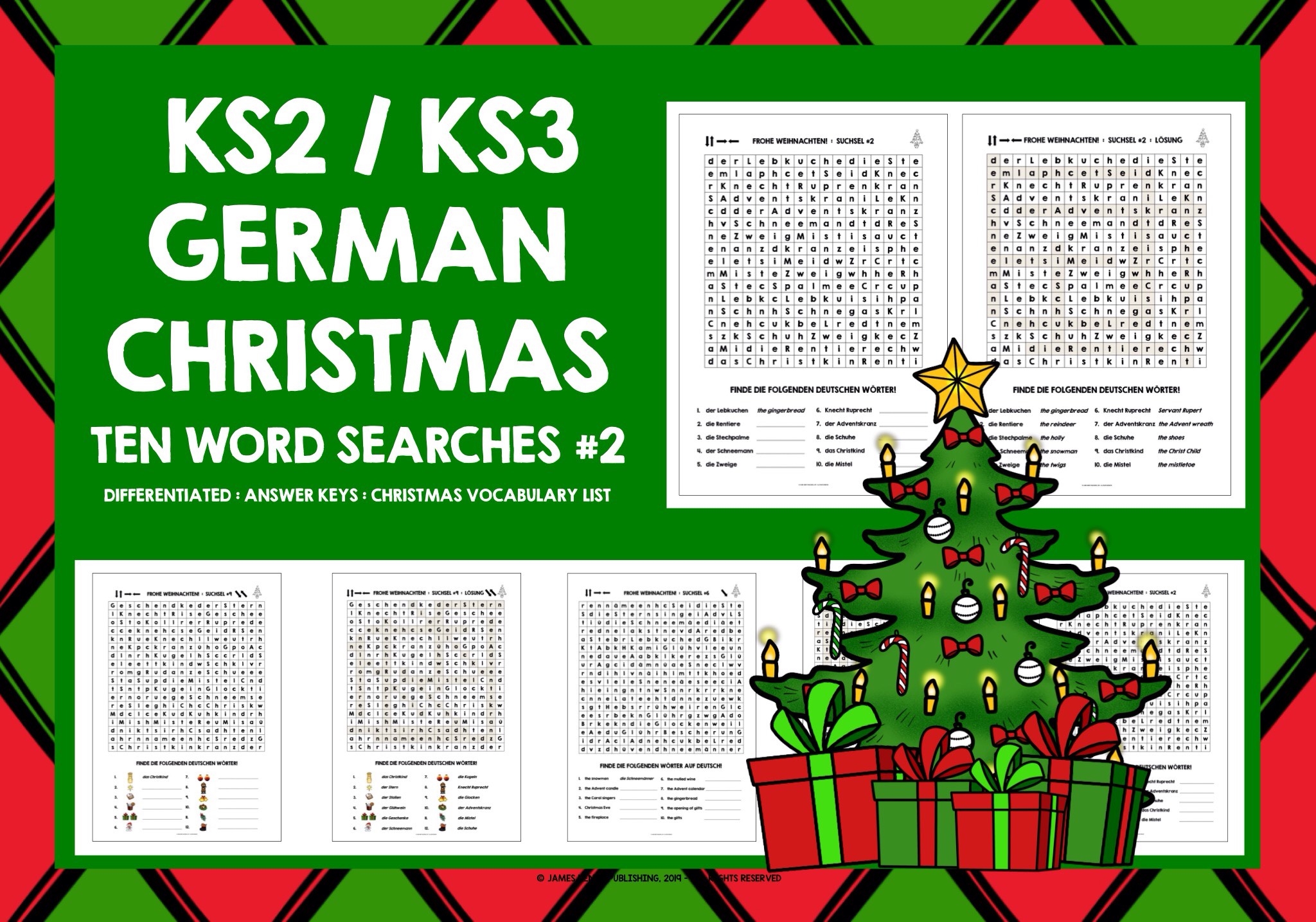 Printable German Word Search