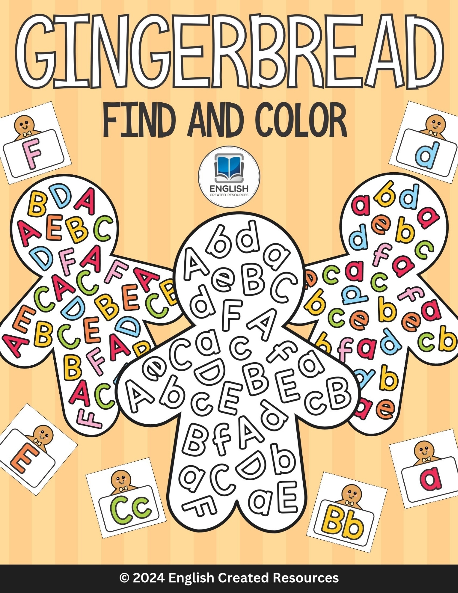 Gingerbread Man Letter Find English Created Resources