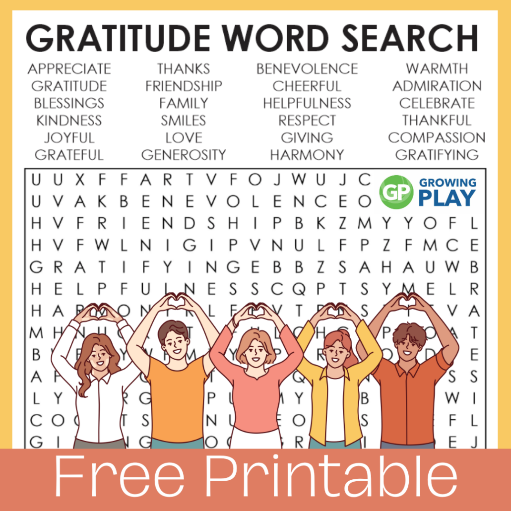 Gratitude Word Search Free Printable Growing Play Gratitude Word Search Free Printable Growing Play