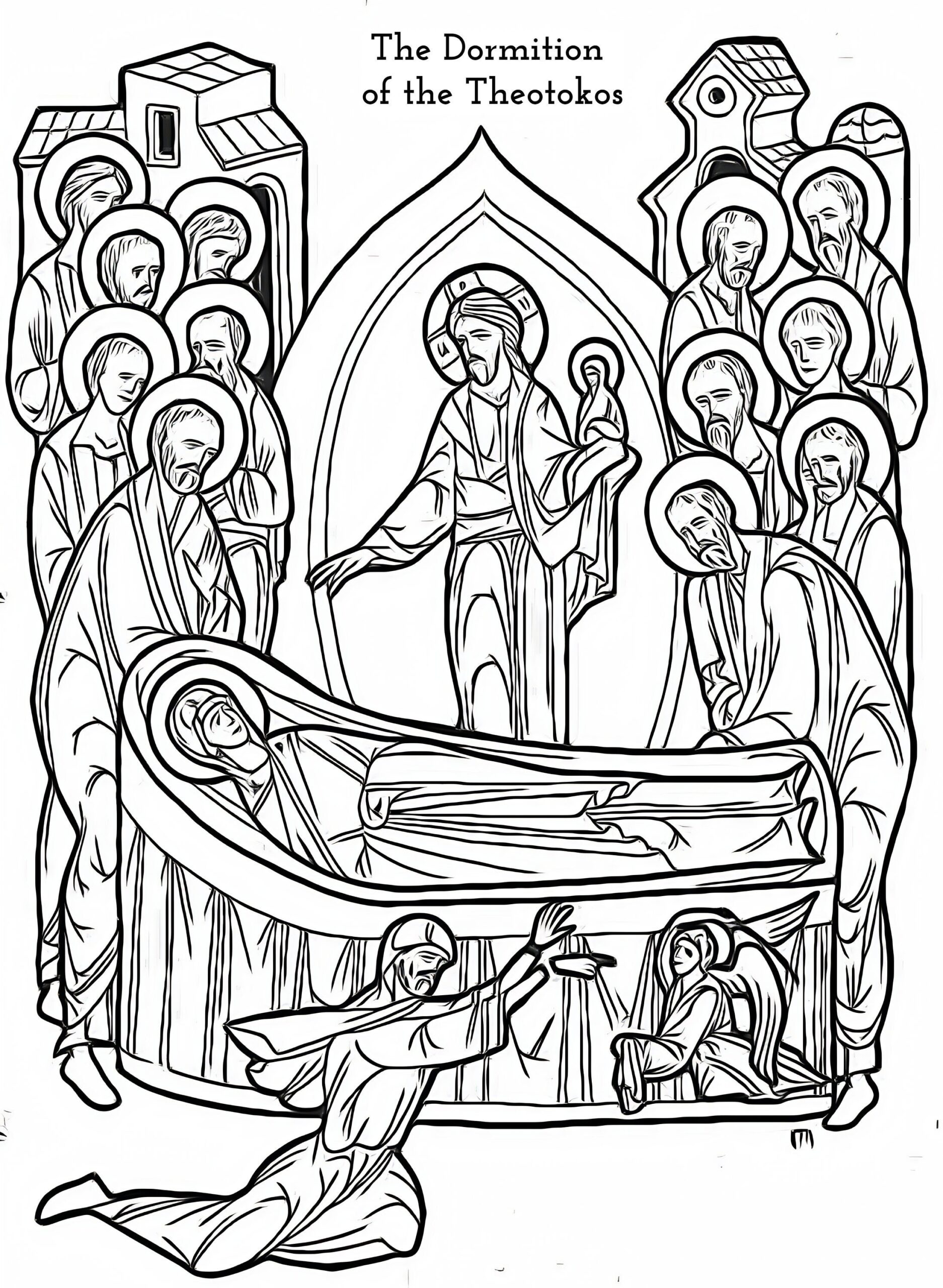 Printable Dormition Word Search