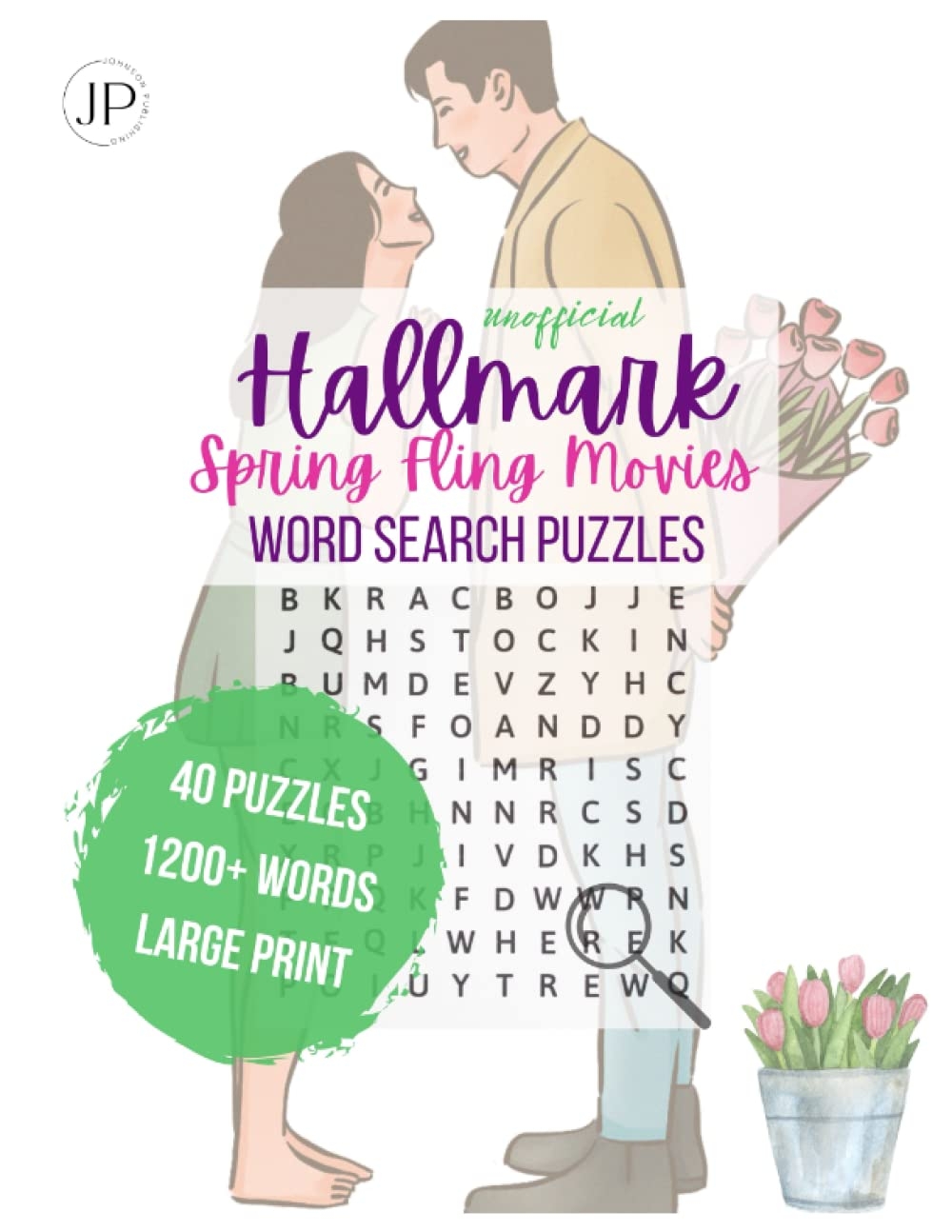 Hallmark Spring Movies unofficial Adult Large Print Word Search Puzzle Book Johnson C 9798392043781 Amazon Books