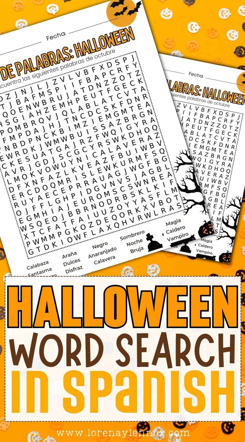 Halloween Word Search Printable In Spanish Spooky Fun For All Ages Bilingual Beginnings