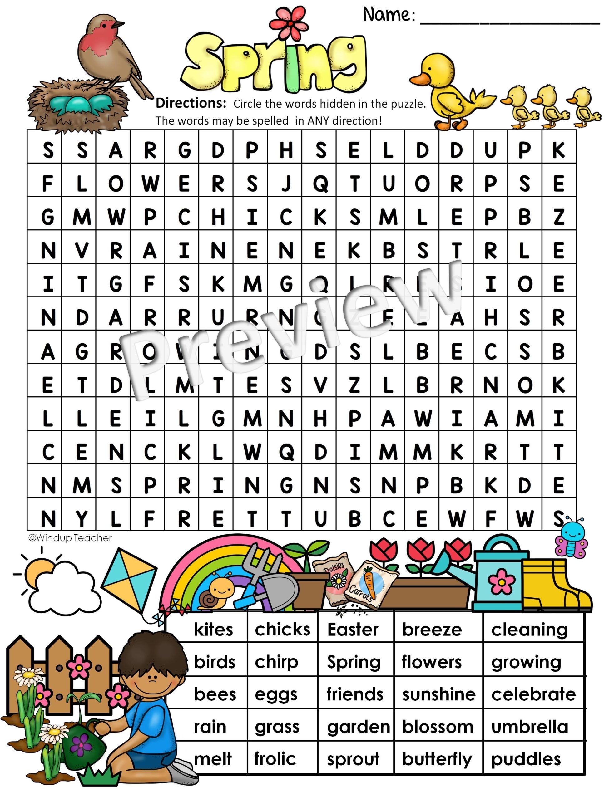 Hard Print Official Word Search Puzzles For