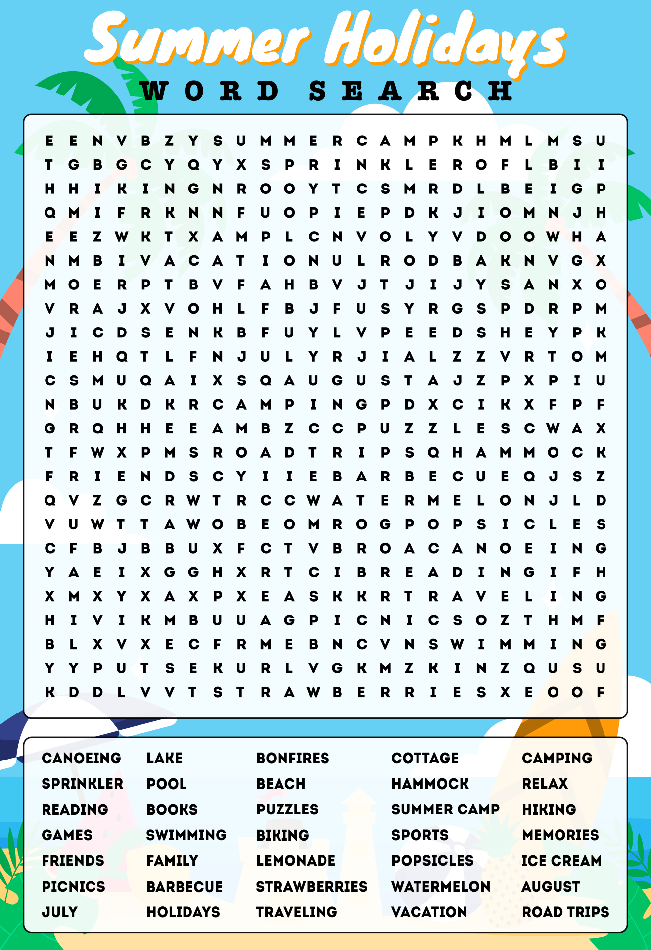 Word Search Hard Adult Printable Holidat