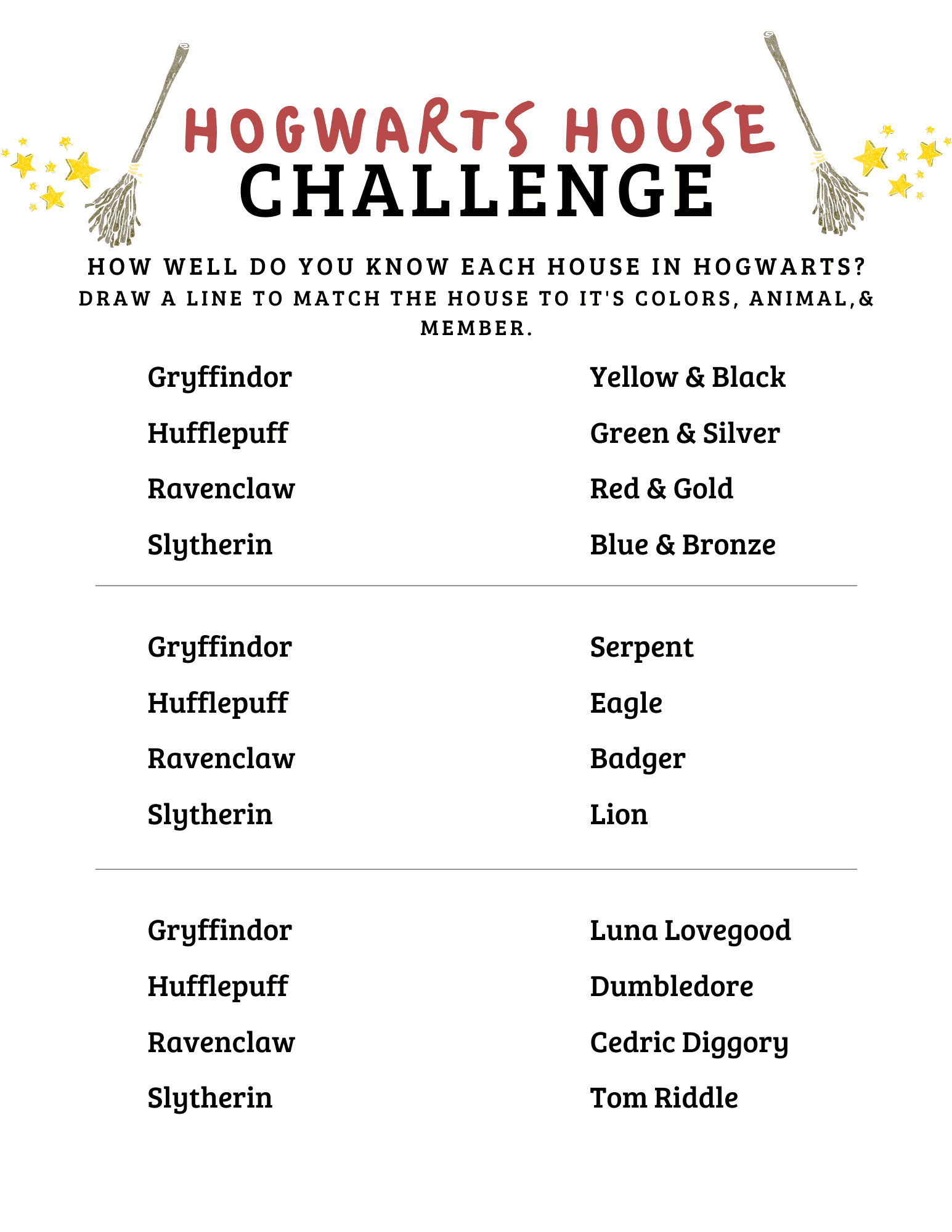 Word Search Harry Potter Printable Word Search Harry Potter Printable